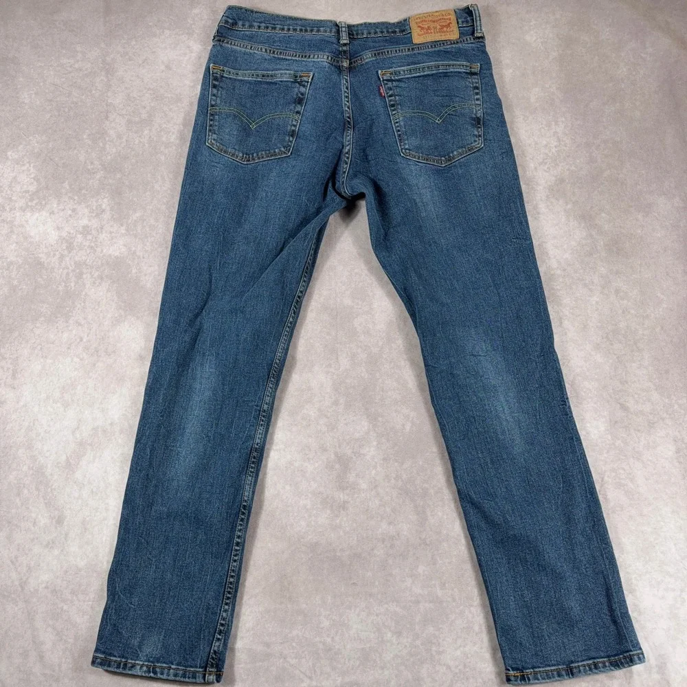 Levi's 511 Slim Fit Blue Denim Jeans 36x32 Mens‎ Classic Casual Stretch Pants